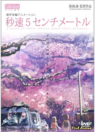 аниме Пять сантиметров в секунду (5 Centimeters per Second: Byousoku 5 Centimeter) 20.12.11