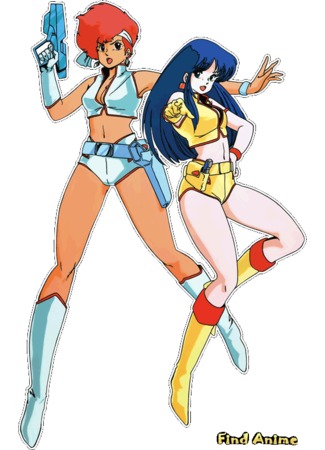 аниме Грязная Парочка: Заговор рейса 005 (Original Dirty Pair: Flight 005 Conspiracy: Dirty Pair: Bouryaku no 005-bin) 01.05.12