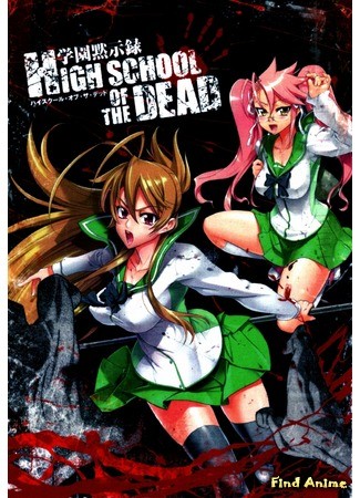 аниме Школа Мертвецов [ТВ] (High School of the Dead [TV]: Gakuen Mokushiroku: High School of the Dead) 27.11.13