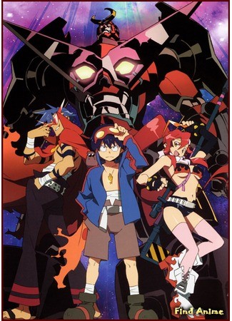 аниме Гуррен-Лаганн (Heavenly Breakthrough Gurren Lagann [TV]: Tengen Toppa Gurren-Lagann) 08.04.14