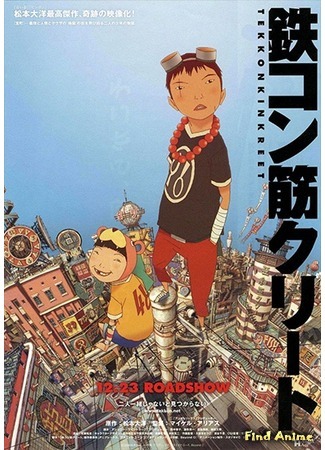 аниме Железобетон (Tekkon Kinkreet: Tekkon Kinkreet (2006)) 11.07.15