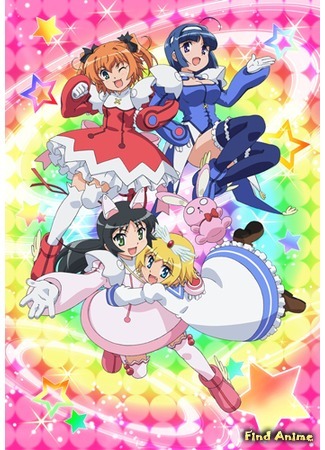 аниме Kaitou Tenshi Twin Angel: Kyun Kyun☆Tokimeki Paradise!! OVA (Небесные воровки, близняшки-ангелочки OVA-2) 25.11.17