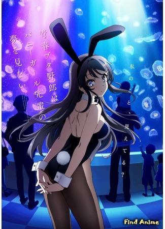 аниме Негодник, которому не снилась девушка-кролик (Rascal Does Not Dream of Bunny Girl Senpai: Seishun Buta Yarou wa Bunny Girl Senpai no Yume wo Minai) 15.07.18