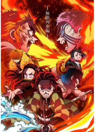 аниме Клинок, рассекающий демонов: Бесконечный поезд - Фильм (Demon Slayer: Kimetsu no Yaiba - The Movie: Mugen Train: Kimetsu no Yaiba Movie: Mugen Ressha-hen) 11.11.20