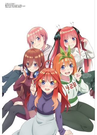 аниме Пять невест (The Quintessential Quintuplets 2nd Season: Go-Toubun no Hanayome 2) 30.01.21