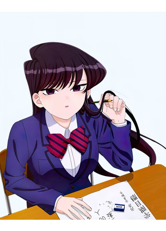 аниме У Коми-сан проблемы с общением (Komi Can&#39;t Communicate: Komi-san wa, Comyushou desu.) 13.11.21